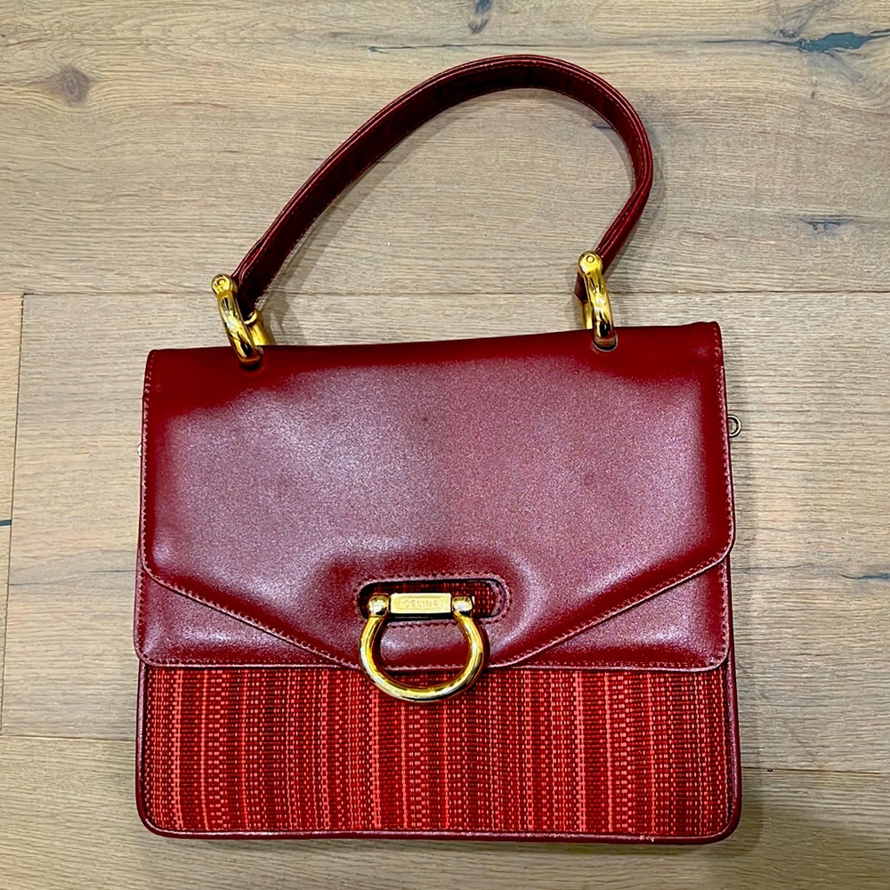 Vintage Celine leather handbag